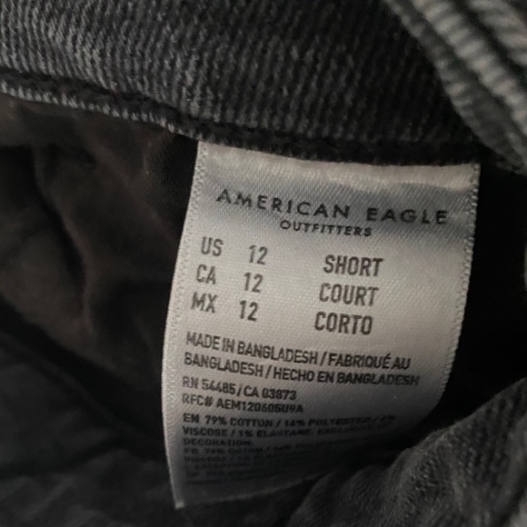 American Eagle Outfitters Men's Dark Gray Relaxed Jeans - Picture 2 of 4